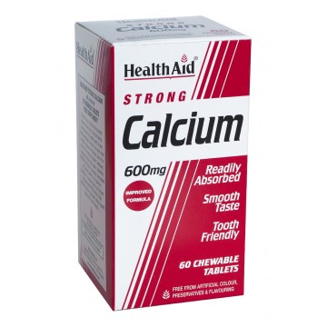 Calcium Strong 600mg Chewable 60 tabs Μέταλλα Calcium Strong 600mg Chewable 60 tabs Μέταλλα